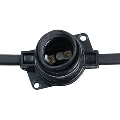 eLumen8 10m ES Heavy Duty Rubber Festoon, 0.33m Spacing with 16A Plug and Socket