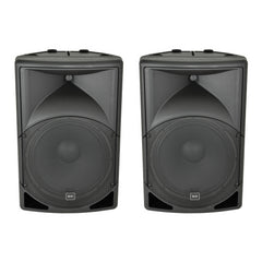 2x QTX QS15 Haut-parleur passif 15" Système de sonorisation 700 W ABS DJ Disco Sound System