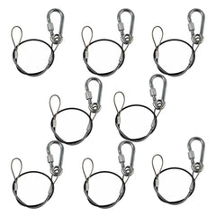 8x Thor SC10B Safety Bond Wire 30cm Length 10KG SWL Stage Theatre DJ