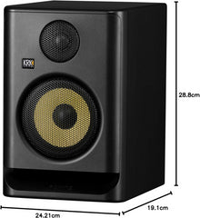 2x KRK Rokit RP5 G5 5" Active Studio Monitors inc height adjustable speaker stands