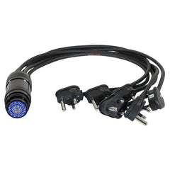 eLumen8 15A Male - Socapex 19-Pin Female 1.5mm Fan-In Cable