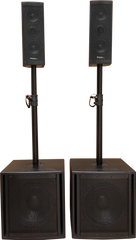 Système audio Ibiza Sound CUBE204 1200W 2.2 10"