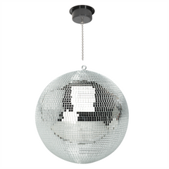 Thor 30cm Mirrorball Silver Mirror Ball 300mm 12" inc mains powered motor