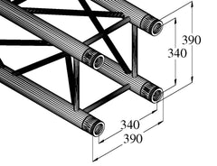 Alutruss Quadlock Tq390-1000 4-Wege-Querträger