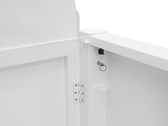 Omnitronic Booz Event Stand Foldable DJ Booth Table White inc Carry Bag