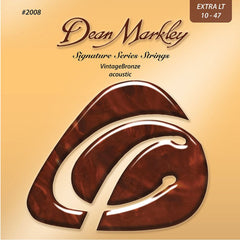 Dean Markley Vintage Bronze Acoustic Guitar Strings X -light 10-47