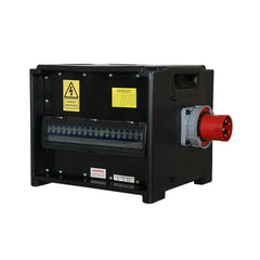 MERZ Distribution Box 63A 3PH to 3x Socapex RCBO Distro Stage Lighting