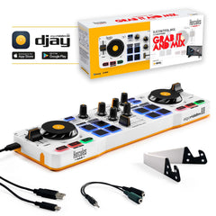Contrôleur DJ Hercules DJ Control Mix pour mobile/tablette Bluetooth