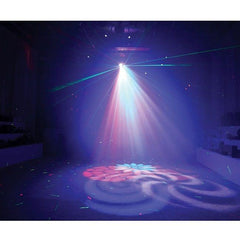 2x QTX LED Gobo Starwash lumière à effet laser