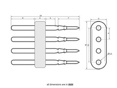 Eurolite Led Neon Flex 230V Slim RVB Broche de contact d'alimentation