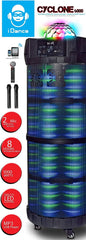 iDance Cyclone 6000 Tragbares PA-System Bluetooth-Lautsprecher Party Dance Zumba