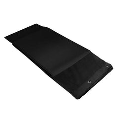 Adam Hall Molton160 3x3 Black Deco Molton Drape Curtain 3m x 3m