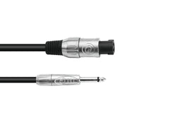 Omnitronic Adapterkabel Lautsprecher(M)/Klinke 5M Schwarz