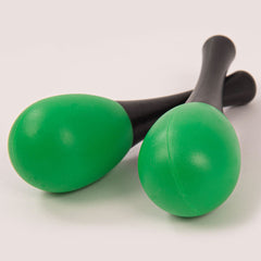 Pp Early Years Plastic Maracas - Black/green