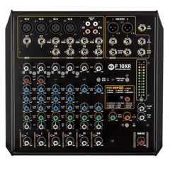 RCF F-10XR 10-Kanal-Mischpult, Aufnahme-Karaoke-Multi-FX-Mischpult