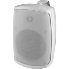 Monacor WALL-05T Paar 100 V weißes Lautsprecher-Soundsystem, wetterfest, IP65