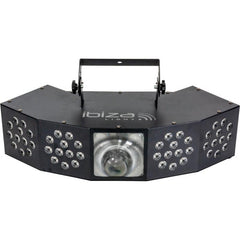 Ibiza Light COMBI-FX4 3-en-1 Wash Moon Strobe DJ Effet de lumière Éclairage DMX