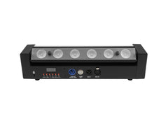 Eurolite AKKU Bar-6 6 x 8 W RGBW LED Réglette inclinable Éclairage d'ambiance Alimenté par batterie
