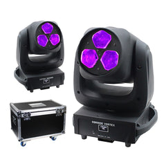 2x Equinox Vortex LED Moving Head 120W RGBW Disco DJ Effektpaket