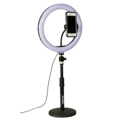 On-Stage LED Ring Light Kit for Performer Band Filming Streaming