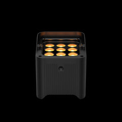8x Chauvet DJ Freedom Par Q9 RGBA LED Uplighters et étui de chargement