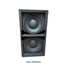 BishopSound Delta Dual 12" Caisson de basses actif 1000 W RMS Contreplaqué de bouleau 18 mm