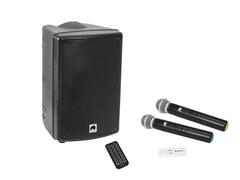 Ensemble OMNITRONIC Système de sonorisation sans fil WAMS-08BT MK2 + Ensemble micro sans fil USB UWM-2HH