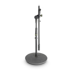 Gravity MS 2222 B Pied de micro court avec base ronde et perche télescopique