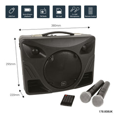 QTX Delta 50 Portable Sound System with Bluetooth