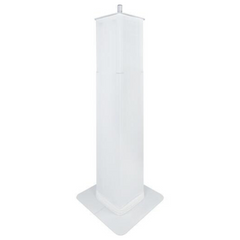 Thor Single White 1.5M Podium Stand inc Bag and White/Black Lycra Scrim *B-STOCK*