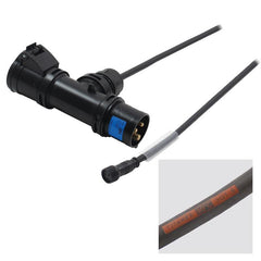 LEDJ PCE 16A Black T-Connect to LEDJ IP Socket 1m Cable