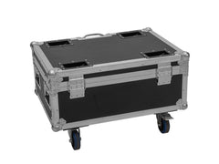 Roadinger Flightcase 6x AKKU IP TL-3 QCL Trusslight CRMX with Charging Function and Castors