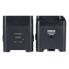 Equinox Colour Raider Lithium Battery Uplighter Pack