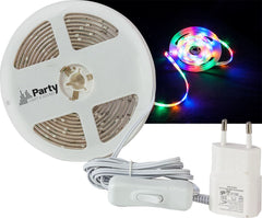 PLS RGBA Low Profile LED Light Strip 3M LED Tape Kit Red Green Blue Amber + PSU