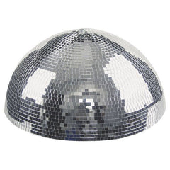 Showtec Halbspiegelkugel, 30 cm, 300 mm, Spiegelkugel, Glitzerkugel, drehbar, DJ-Disco-Dekoration
