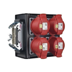 Showgear Breakoutbox Harting 4 CEE rouge 