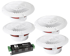 Kit de haut-parleurs de plafond Bluetooth 4 voies E-Audio