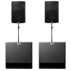 2x Alto TX312 + TX212S Subwoofer Aktivlautsprecher 700W 12" Aktivlautsprecher PA-System