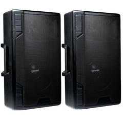 2x Gemini GSP-5500 Professional 15" Bluetooth PA Speaker 2200W