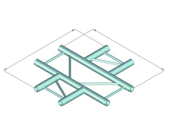 Alutruss Bilock Bq2-Pac41H 4-Wege-Kreuzstück