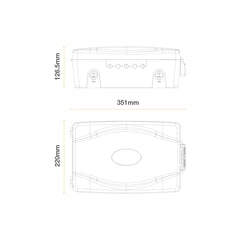 Masterplug IP54 Weatherproof Box, Green (WBXG)