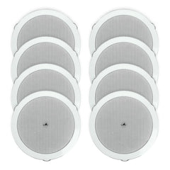 8x Monacor EDL-606 100V Celing Speaker 6W PA System Background Music Restaurant Bar