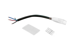 Eurolite a mené la corde mince de connexion du câble 230V RVB au néon avec des fils ouverts