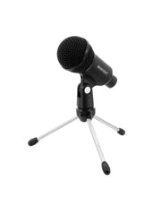 Support de microphone de table Omnitronic Trépied Zoom Podcast Facetime Support de table
