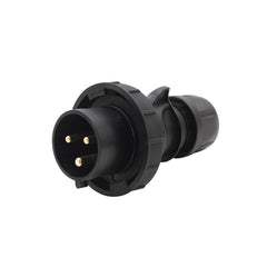 PCE 32A 230V IP67 2P+E Schwarzer Stecker (0232-6X)