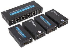 Pro Signal 4 Way Full HD HDMI over Cat5e / Cat6 Extender 60m