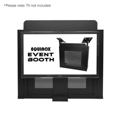 Equinox Event Booth Black inc TV Bracket