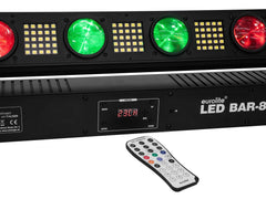 Eurolite Tiltable LED Light Effect Bar With 8 Beams and Strobe Effect