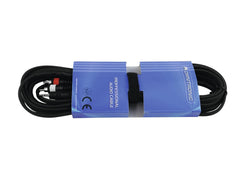 Omnitronic Adapterkabel 3,5 Klinke/2Xrca 6M Schwarz