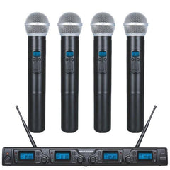 Zzip UHF 4-Kanal-Funk-Handmikrofonsystem